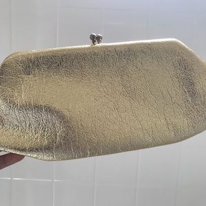 Gold vintage clutch
